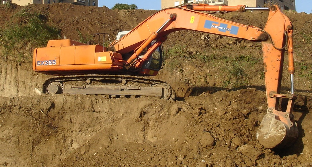 Fiat Hitachi EX 355. Foto av Kaminski (Italian Wikipedia), licens CC BY-SA 3.0