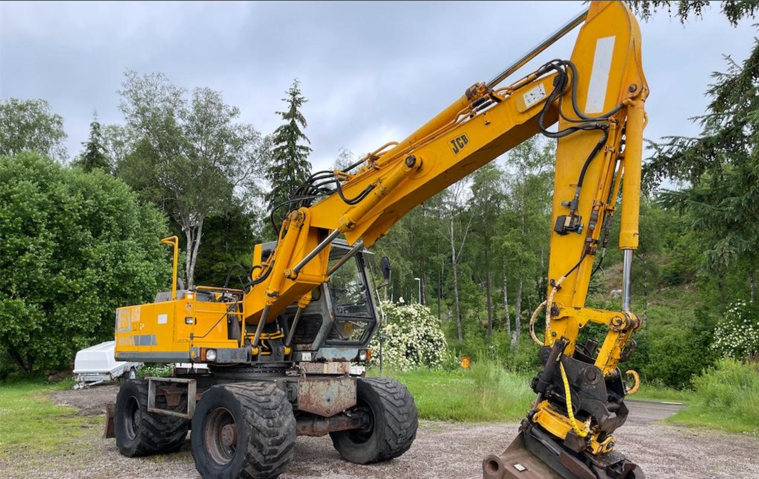 JCB JS 130W demontering