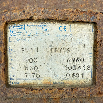 Rigid grading bucket