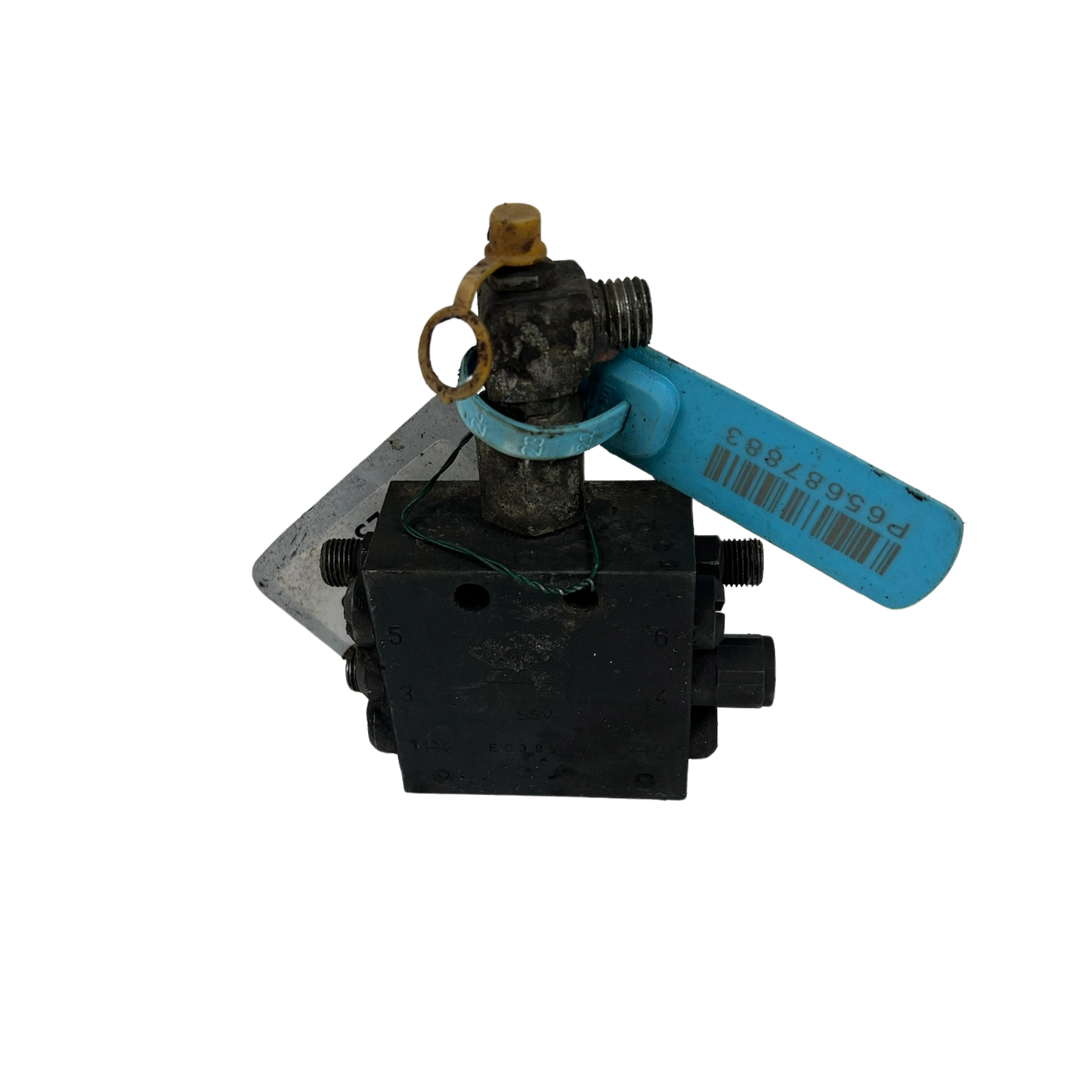 Smörjblock, bombock höger sida fram | Huddig 1160D