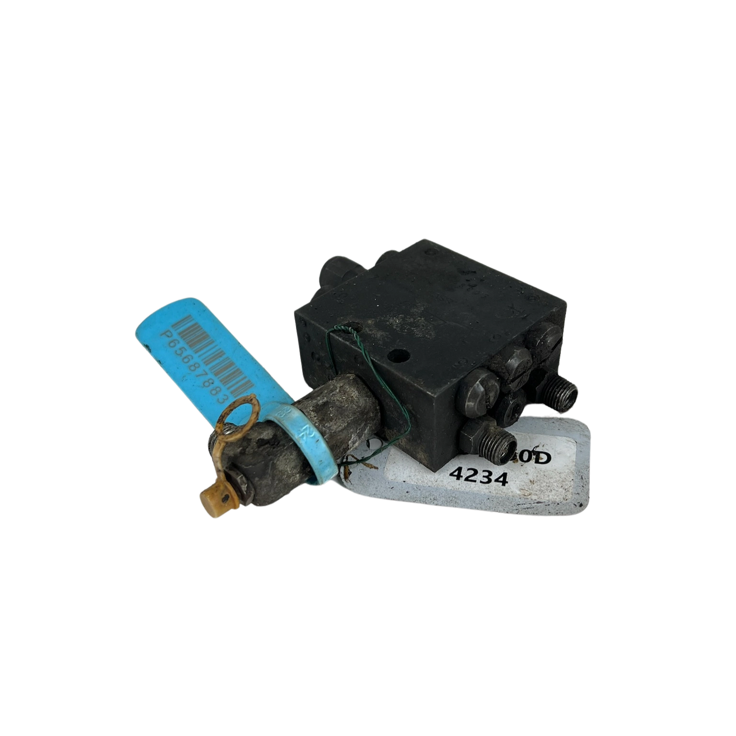 Smörjblock, bombock höger sida fram | Huddig 1160D