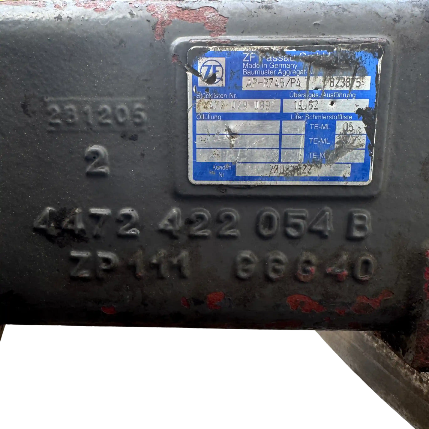 Bakaxel med växellåda | 2808622 | Volvo L45B