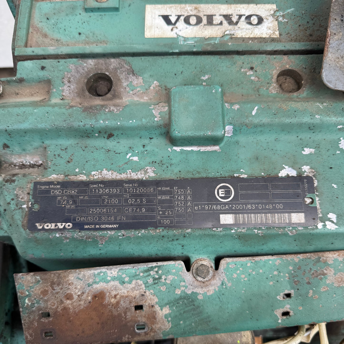 Motor D5D CBE2 | 11306393 | Volvo L45B