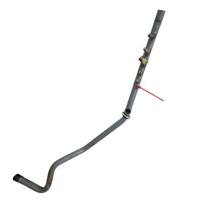 Oil cooler return pipe-valve block | 8098350 | Hitachi ZX250LC-3