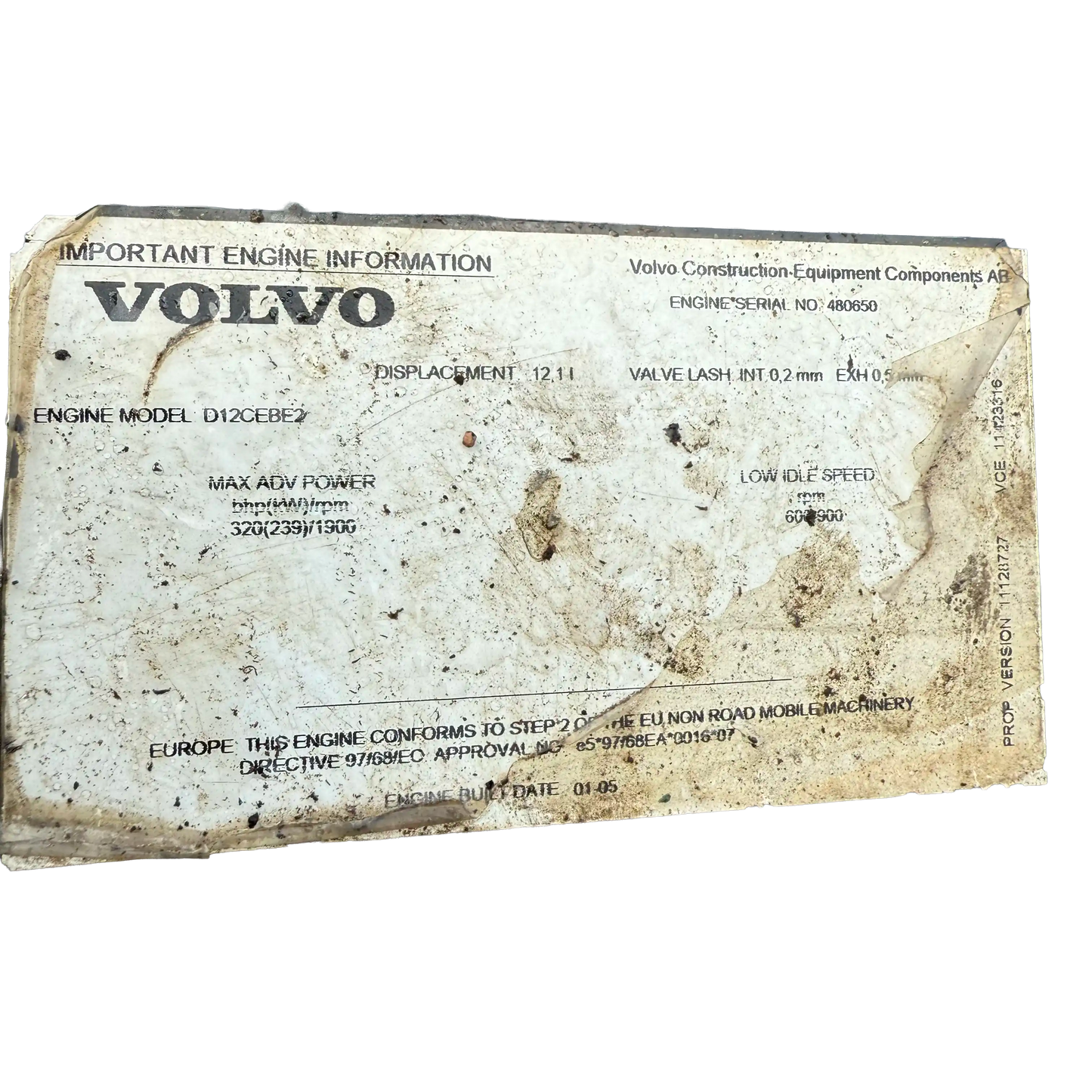 Motor d12cebe2 | 8188175 | Volvo EC460BLC