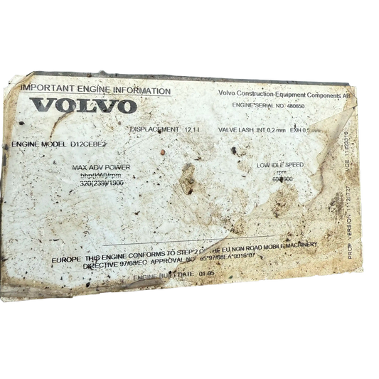 Motor d12cebe2 | 8188175 | Volvo EC460BLC