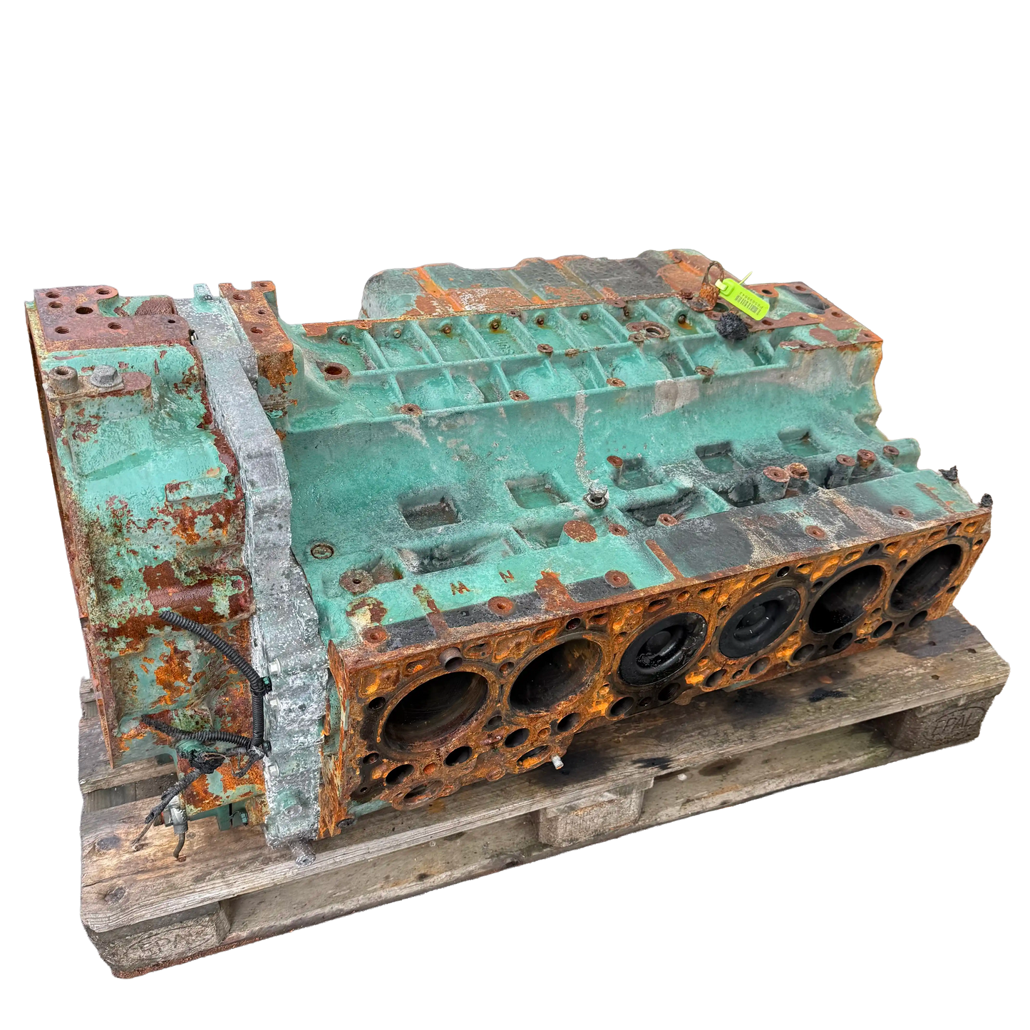 Motorblock d8h med vevaxel, renoveringsobjekt | 17211952, 24250934, 21688599 | Volvo EC250EL