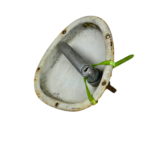 Handtag med lås och handtagsskål | 14040222 | Åkerman H10B