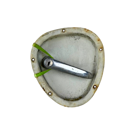 Handtag med lås och handtagsskål | 14040222 | Åkerman H10B