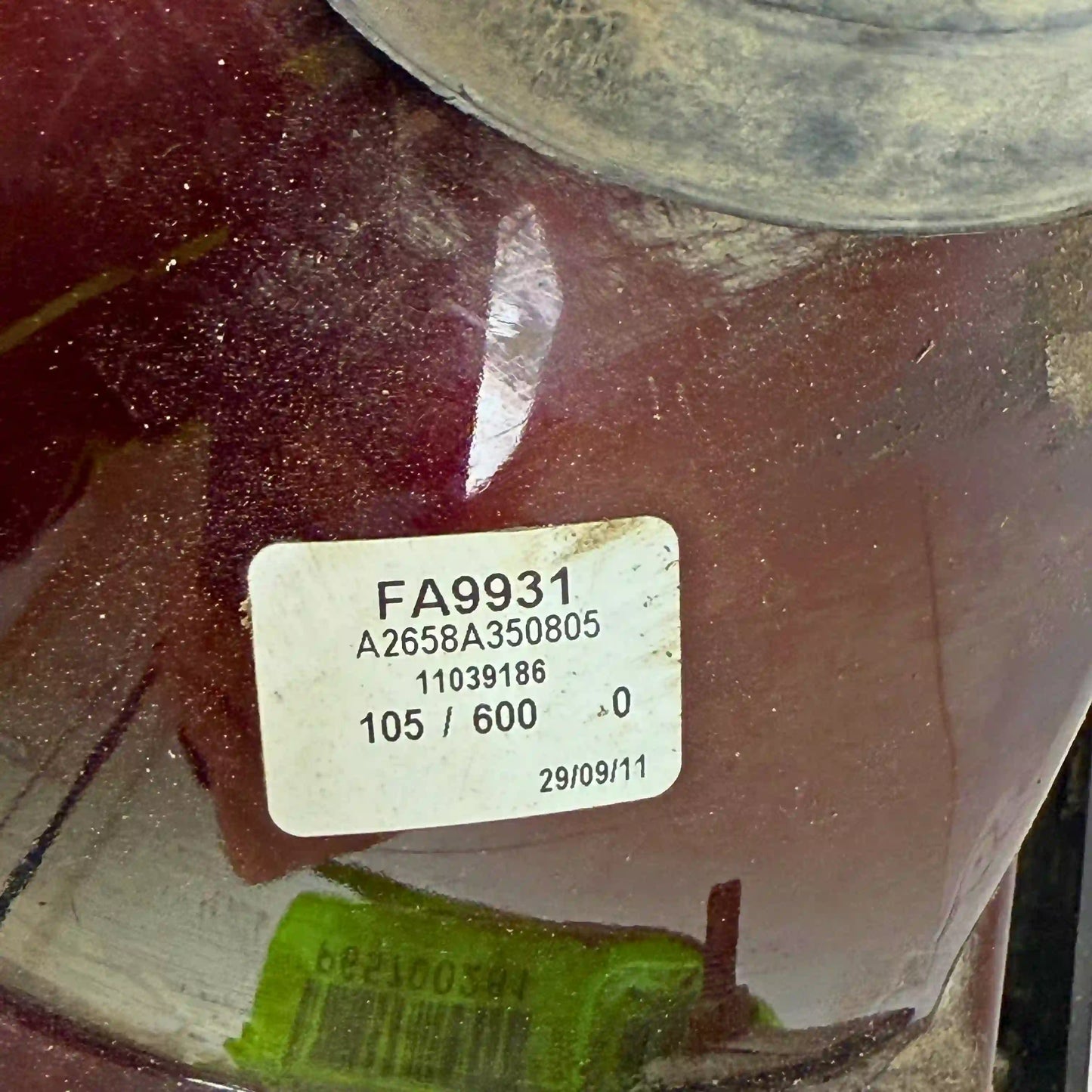 Rear work spotlight | 11039186, 11994408 | Volvo L70C