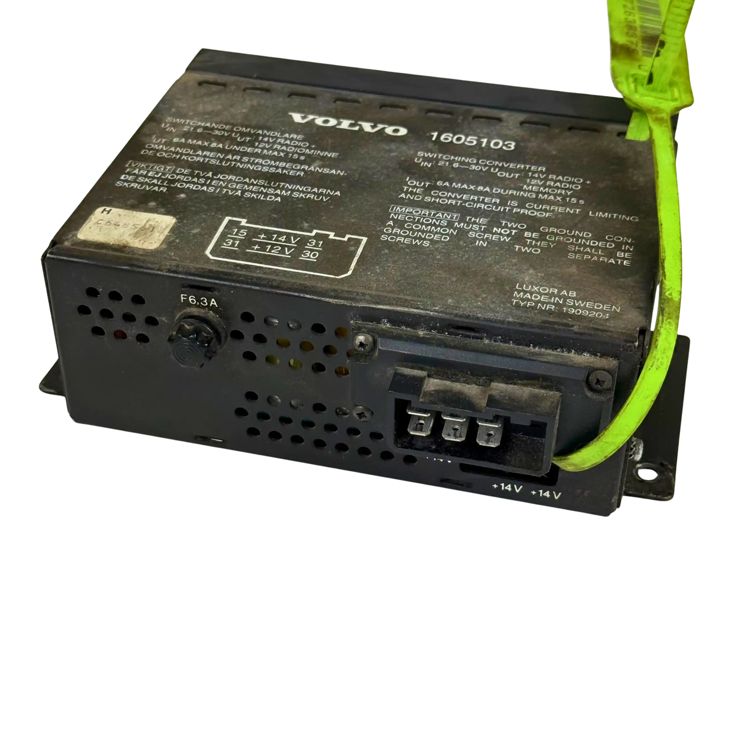 Spänningsomvandlare | 1605103, 1618614 | Volvo L50