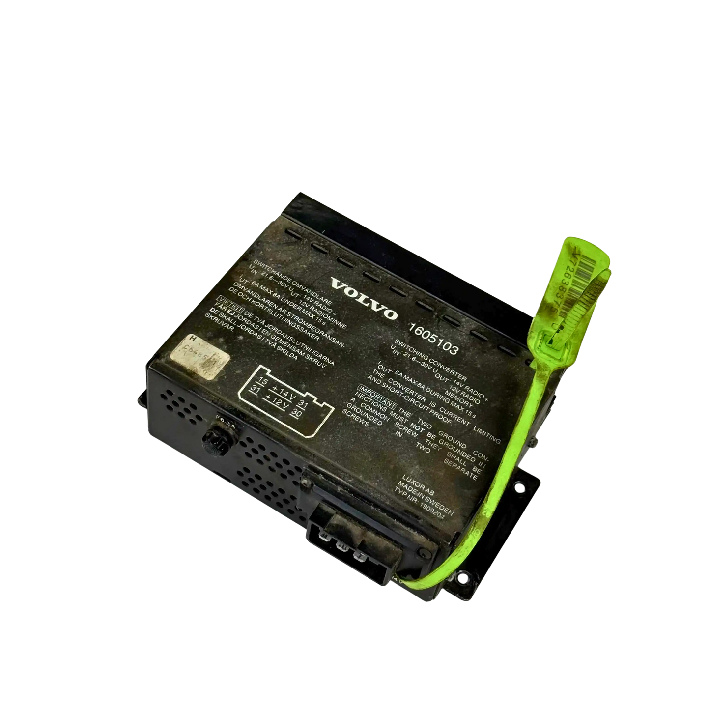 Spänningsomvandlare | 1605103, 1618614 | Volvo L50