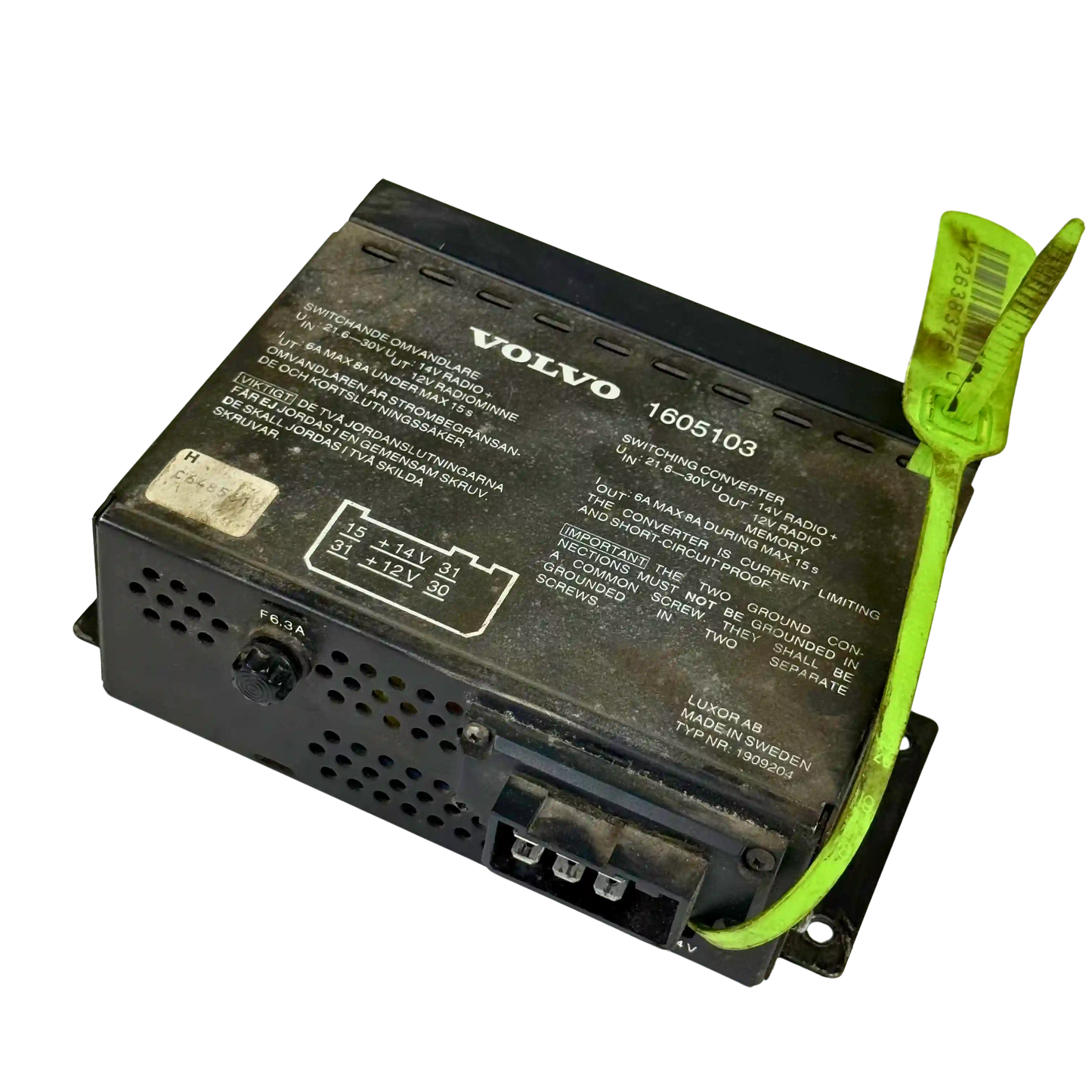 Spänningsomvandlare | 1605103, 1618614 | Volvo L50