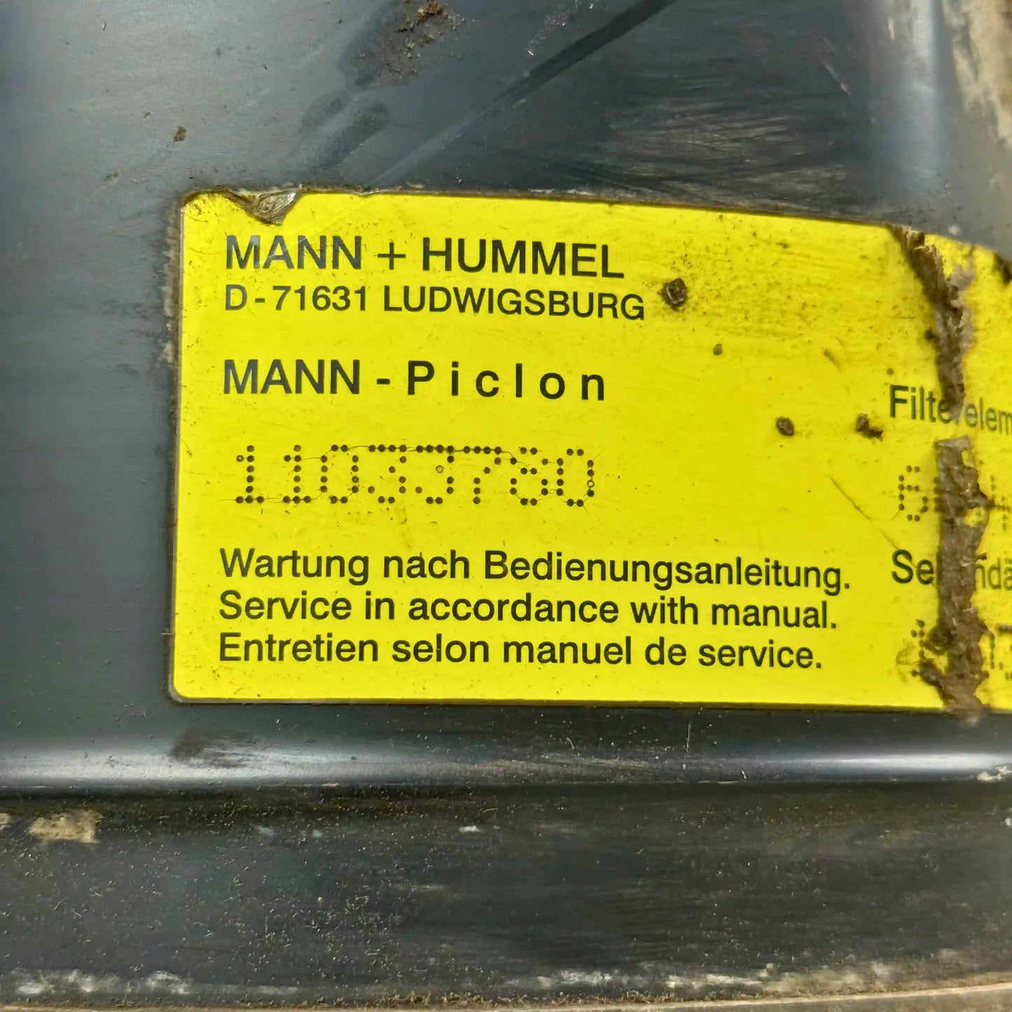 Luftrenare | 11033780 | Volvo L90C