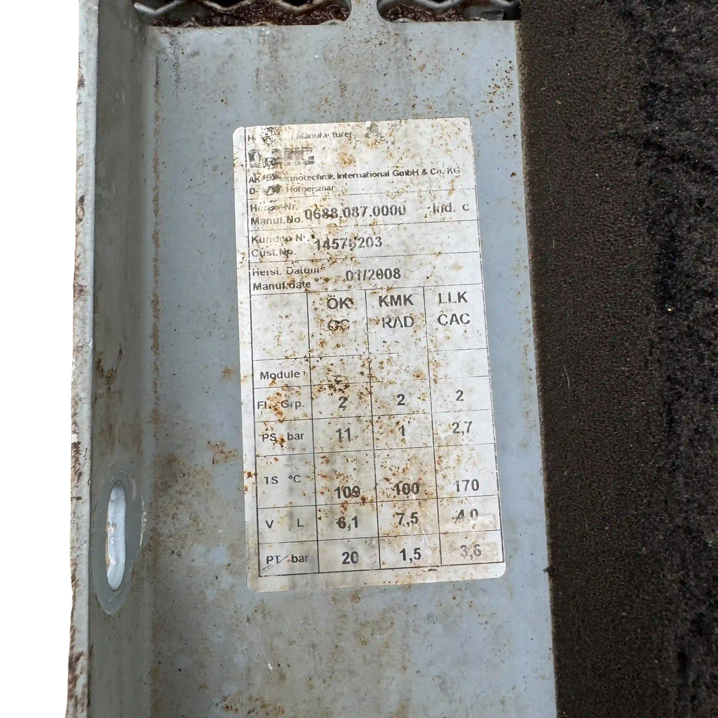 Intercooler | 14573488 | Volvo EC140CL