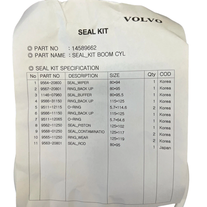 Packningssats | 8148-10031, 14589662
