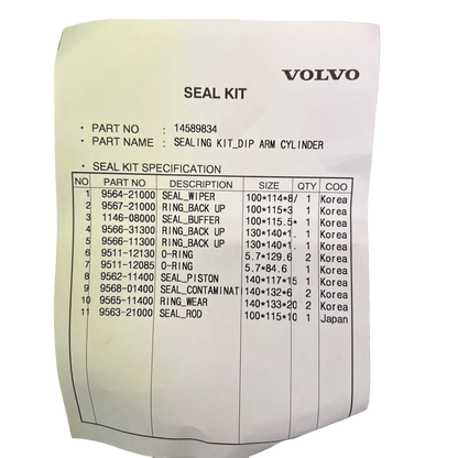 Gasket kit | 8148-10121, 14589834