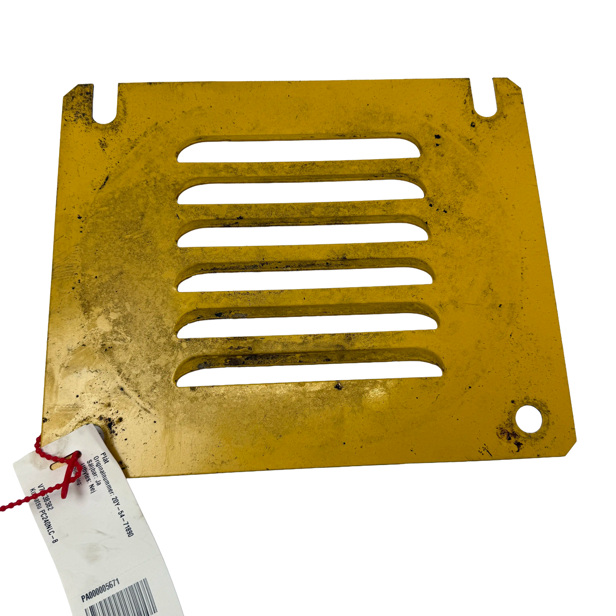 Plate | 20Y-54-71890 | Komatsu PC240NLC-8