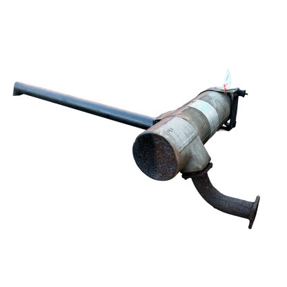 Muffler with end pipe | 4865051, 4748977 | Volvo BM 616B