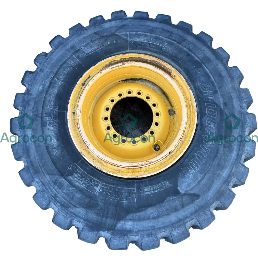 Däck med fälg 20,5x25 Fälg och däck