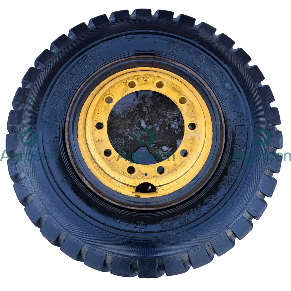 Däck på fälg 10,00-20 Fälg och däck