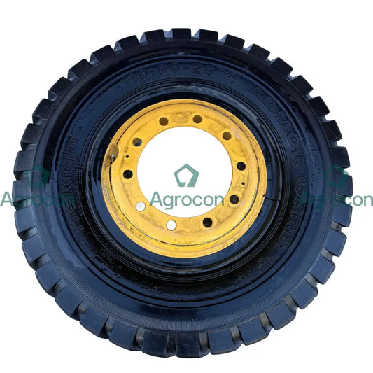 Däck på fälg 10,00-20 Fälg och däck