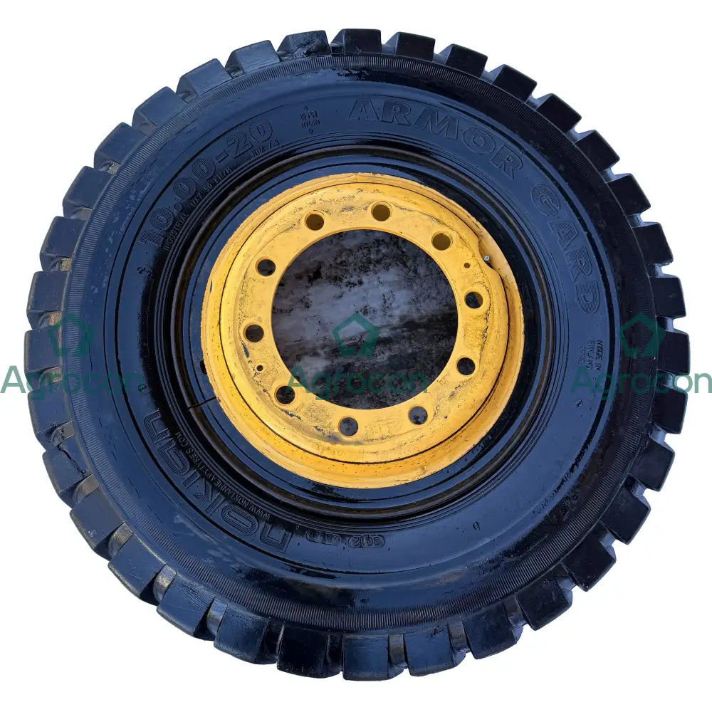 Däck på fälg 10,00-20 Fälg och däck