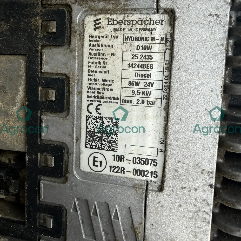 Dieselvärmare | 14606004 | Volvo EC480EL - Bränslesystem Klimatanläggning