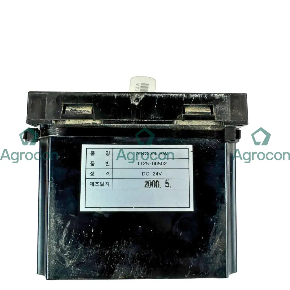 Display ac-värme | 1125-00502 14529253 | Volvo EC360LC Klimatanläggning