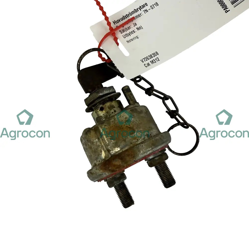 Huvudströmbrytare | 7N-0718 | Cat M312 Elsystem