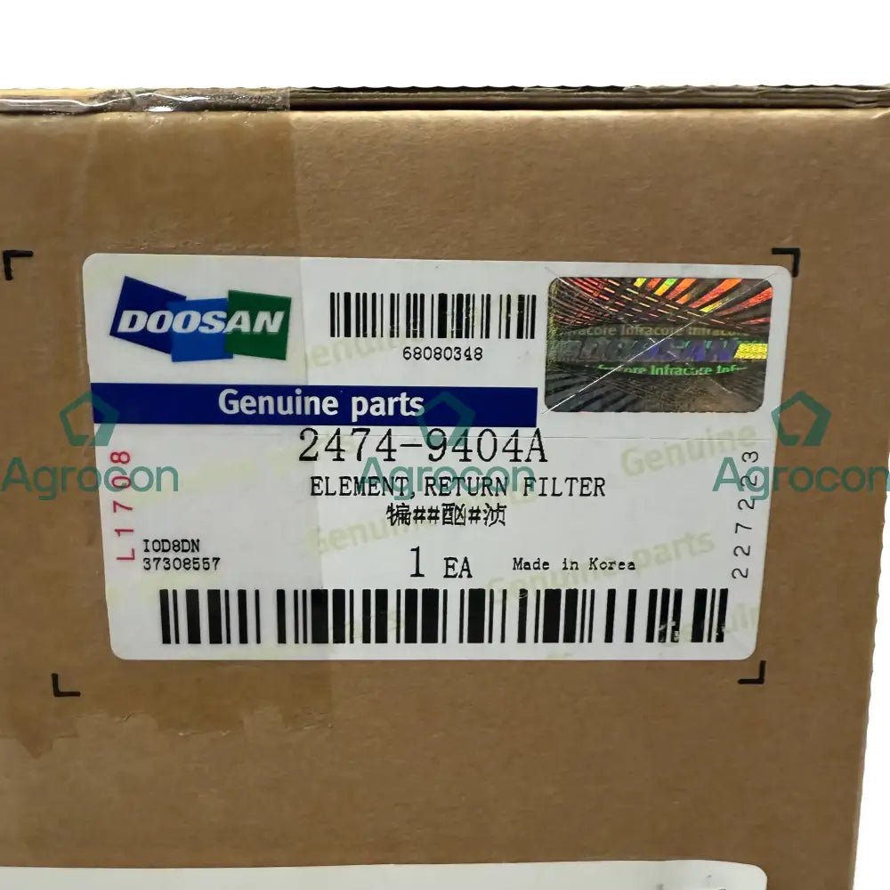 Hydraulfilter | 2474-9404A Hydraulventil
