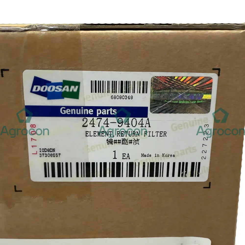 Hydraulfilter | 2474-9404A Hydraulventil