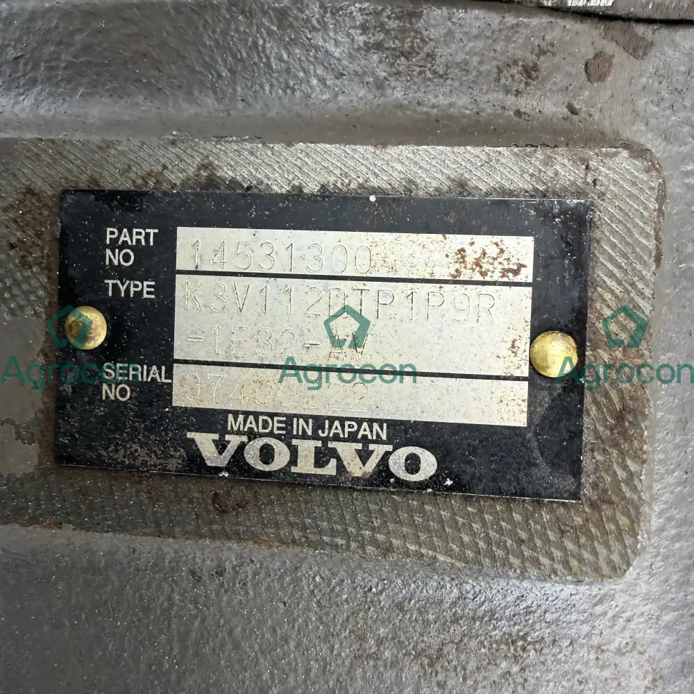 Hydraulpump | 14531300 | Volvo EC210CL - Hydraulpump