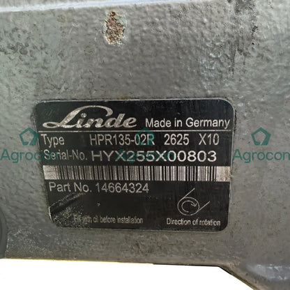 Hydraulpump utbytes | 14377042 | Volvo EW160B - Hydraulpump