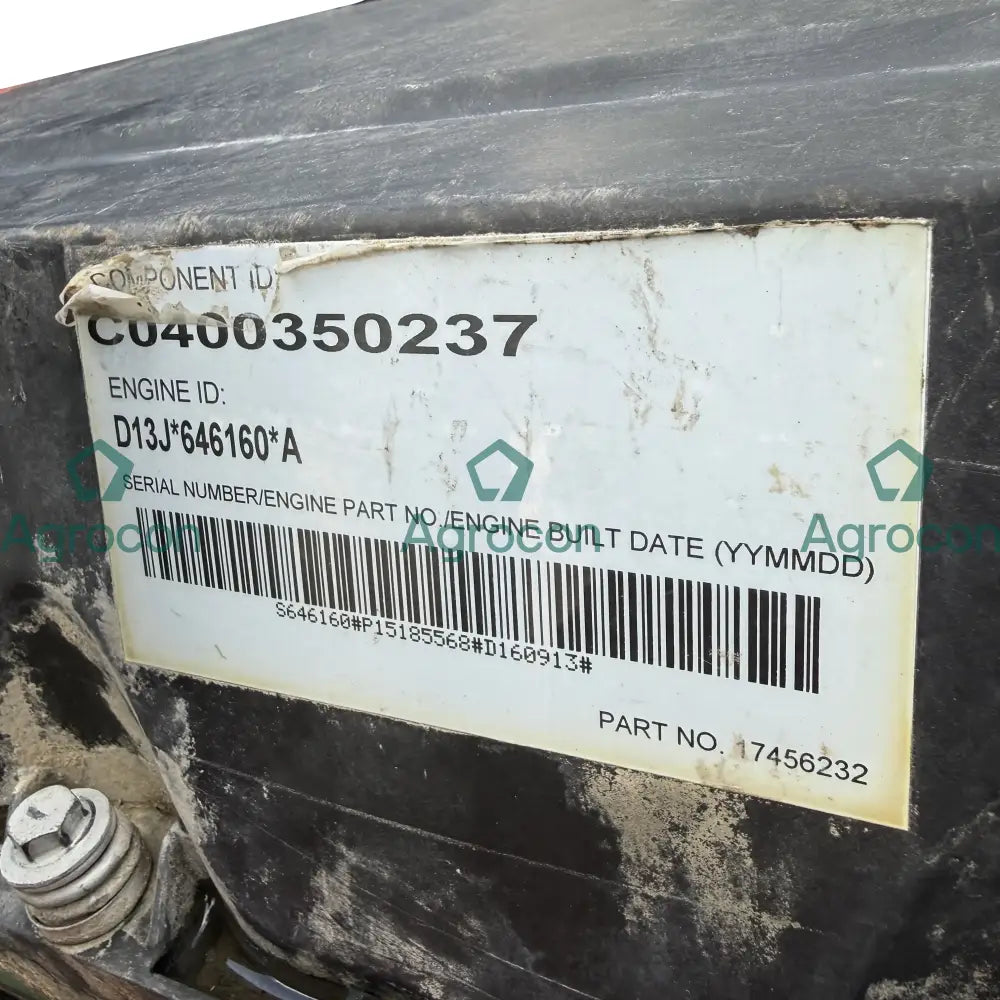 Motor d13j utbytes | 15185568 | Volvo EC480EL - Motor