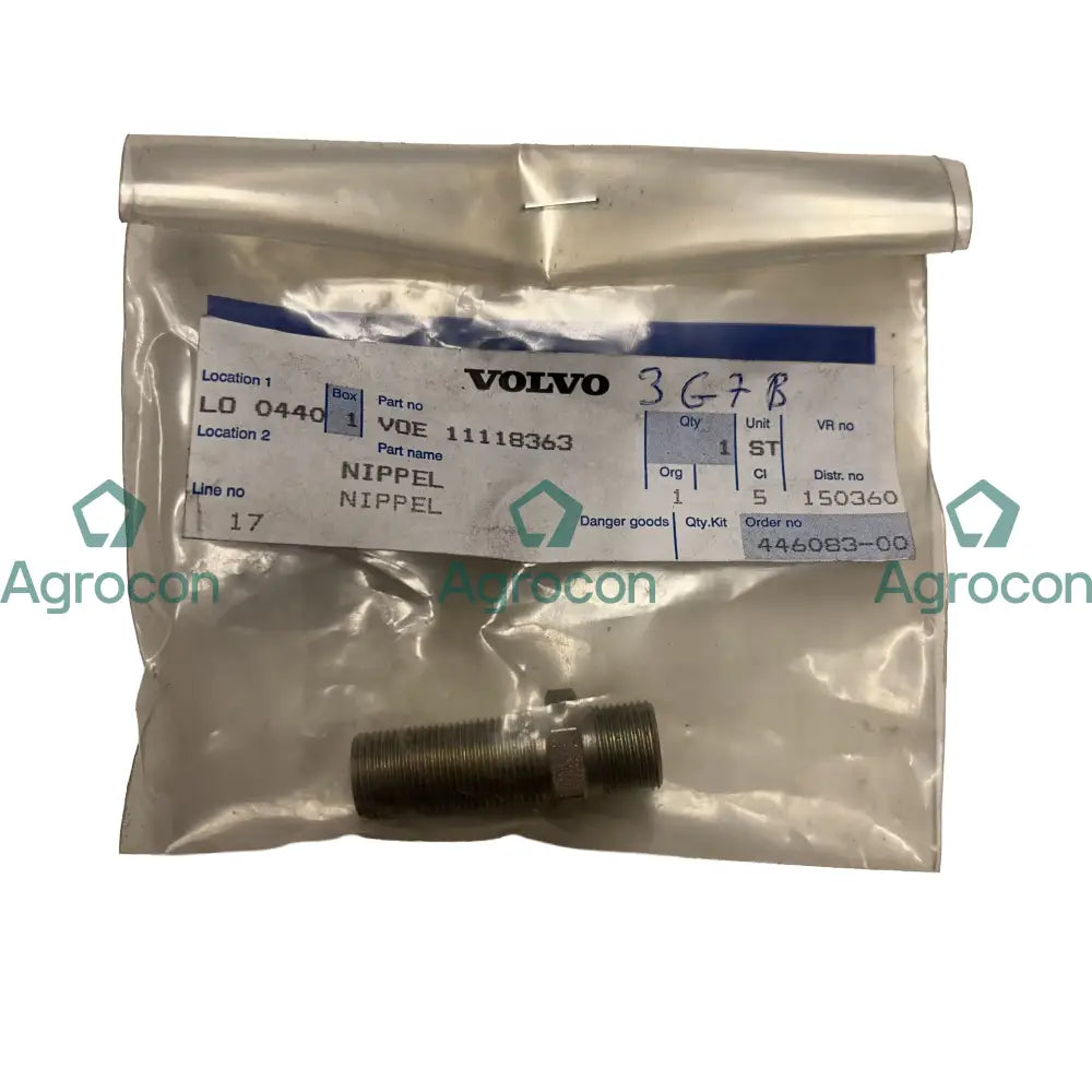 Nippel | 11118363 Hydraulventil