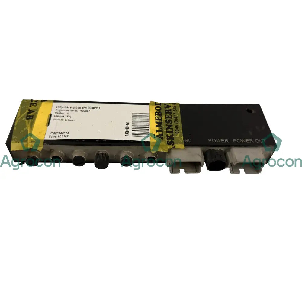 Oilquick styrbox s/n 0000911 | 4127027 | Volvo EC220EL - Databox/kretskort
