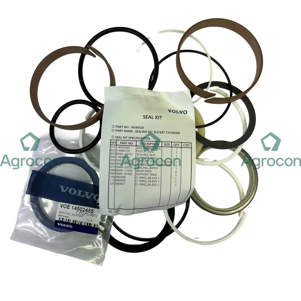 Packningssats | 14553242 14589128 Hydraulcylinder