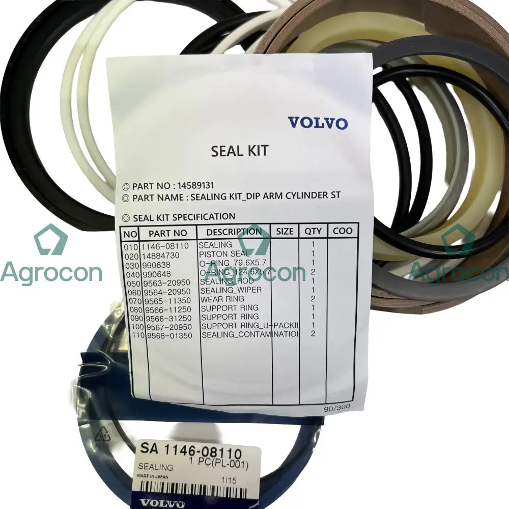 Packningssats | 14589131 14515052 - Hydraulcylinder