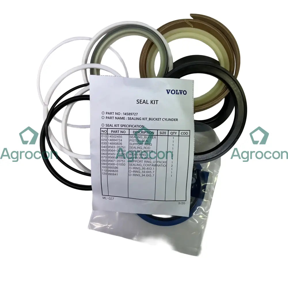 Packningssats | 14589727 14559024 Hydraulcylinder