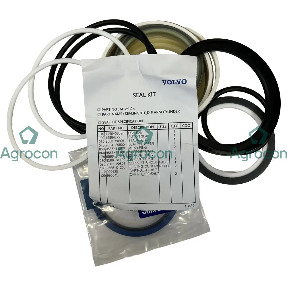 Packningssats skaftcylinder | 14519505 14589124 14568288 Hydraulcylinder