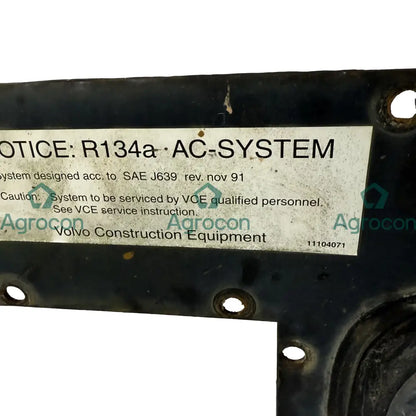 Plåt luftfilter | 1107459 | Volvo L70C Hyttdelar Klimatanläggning