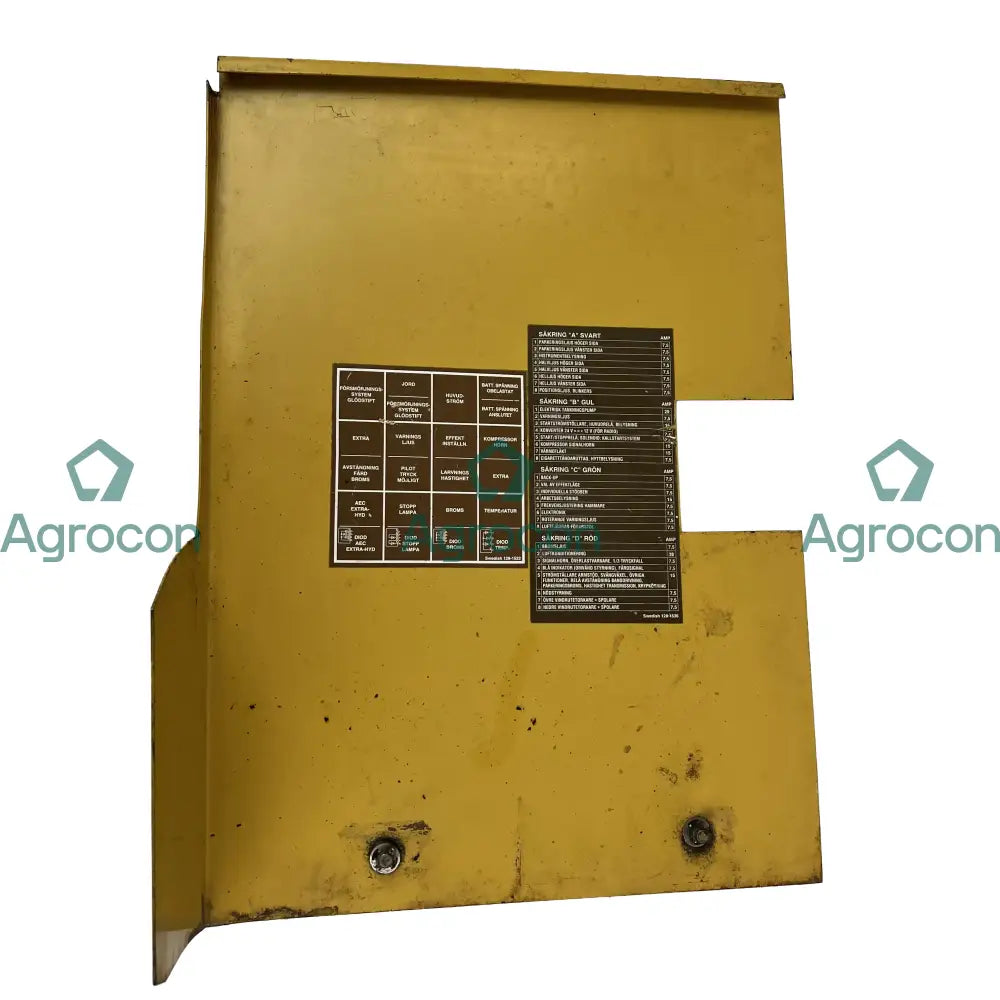 Plåt vid säkringslåda | Cat M312 Karosseri