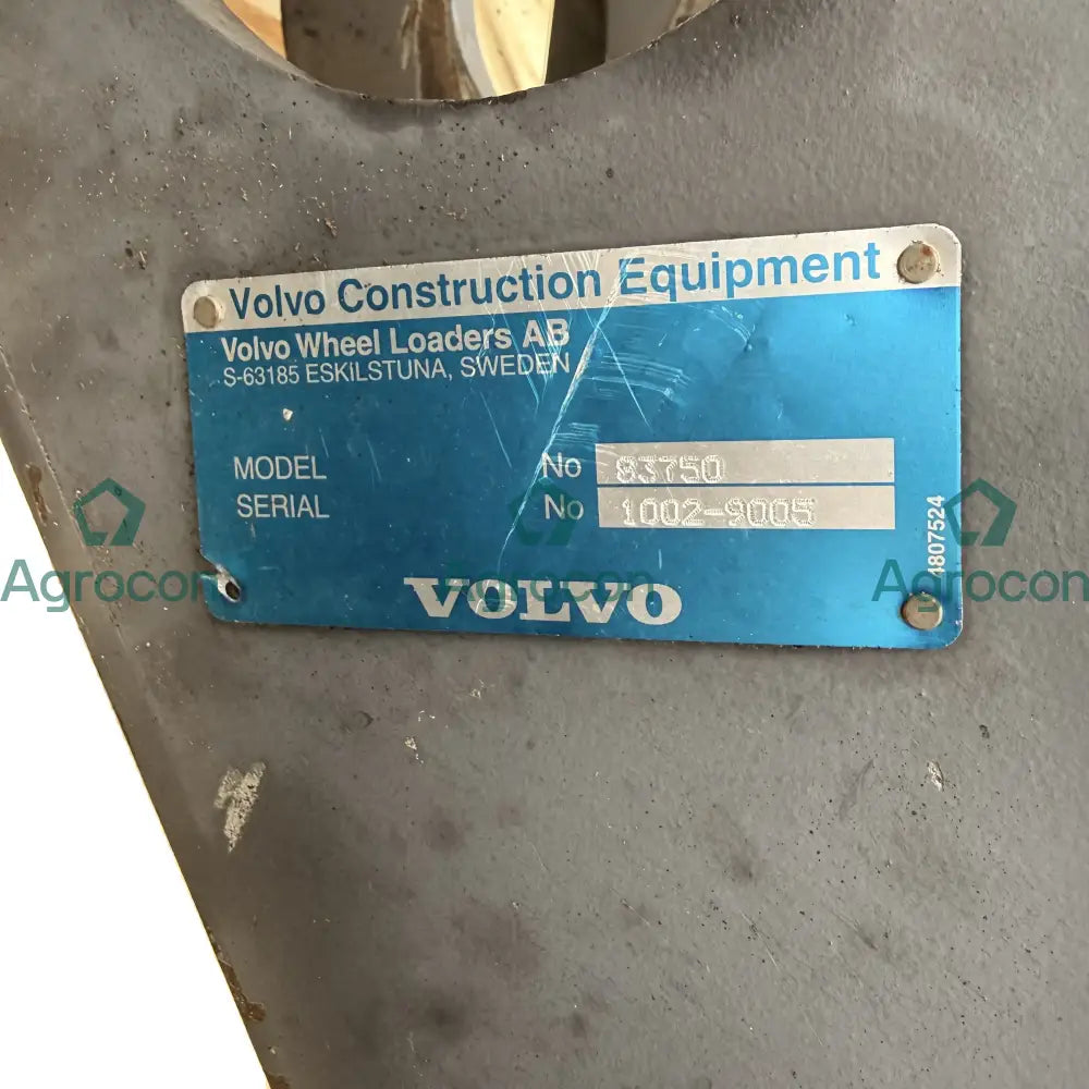 Redskapsfäste | 4925036 | Volvo L180E - Frontlastare