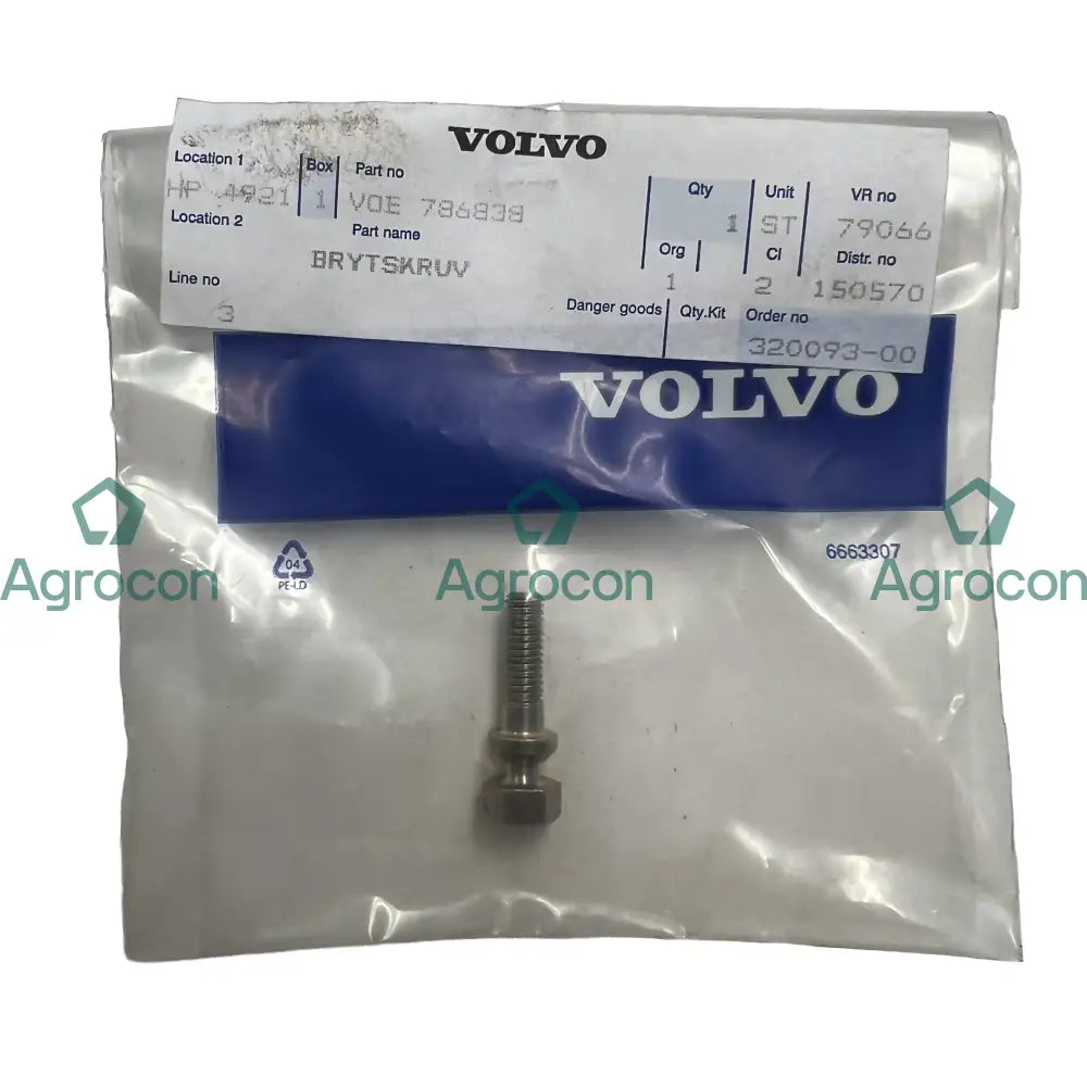 Skruv | 786838 Bakaxel Framaxel Grävaggregat