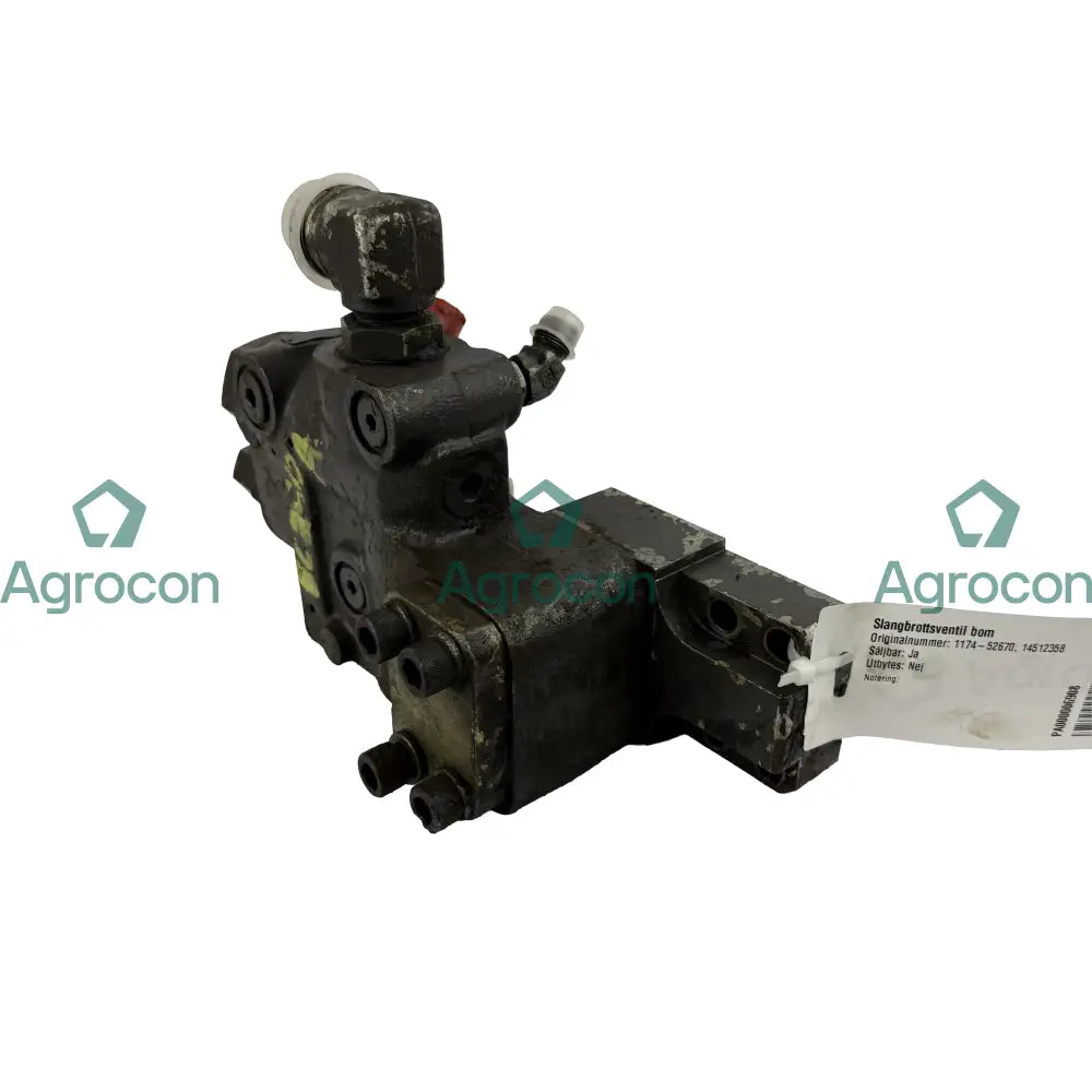 Slangbrottsventil bom | 1174-52670 14512358 - Hydraulventil