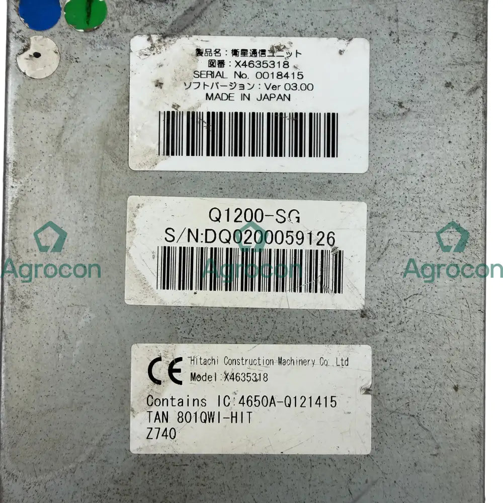 Styrenhet | X4635318 | Hitachi ZX280LC-3 - Databox/kretskort