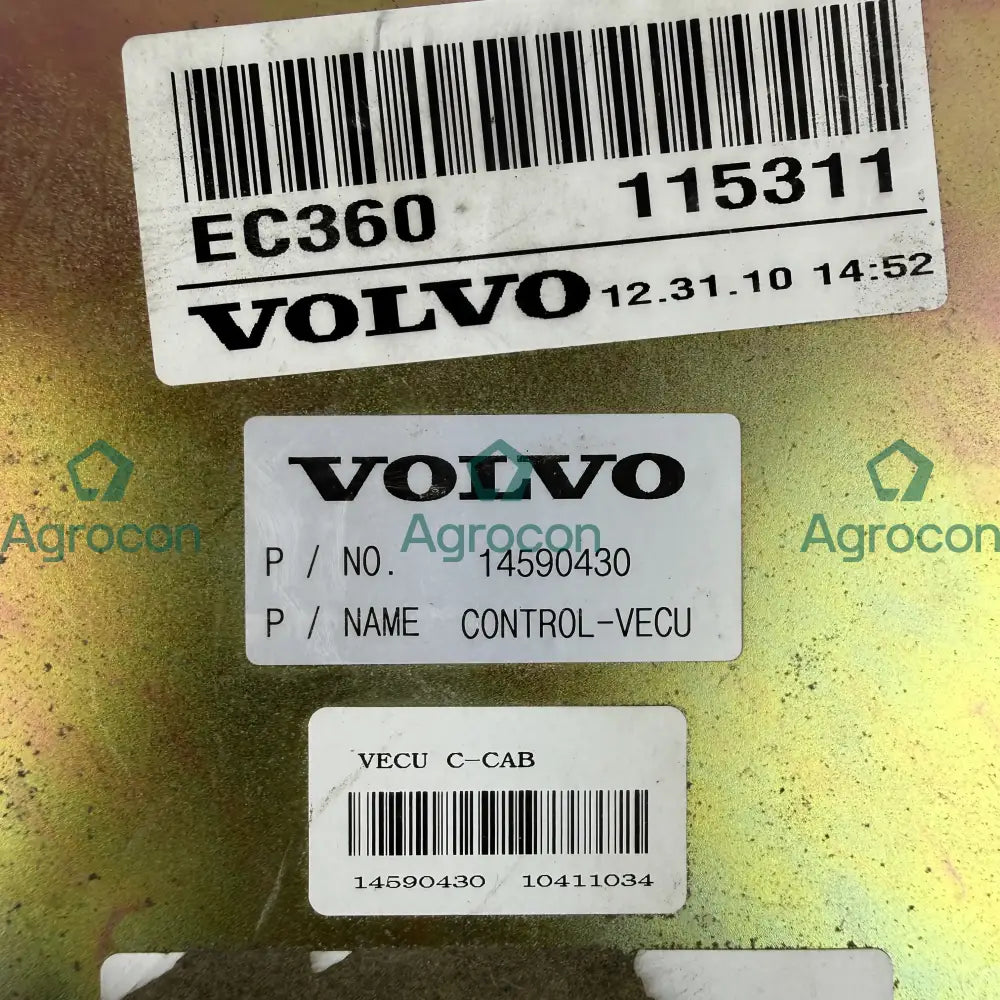 V-ecu | 14590430 | Volvo EC360CL - Databox/kretskort